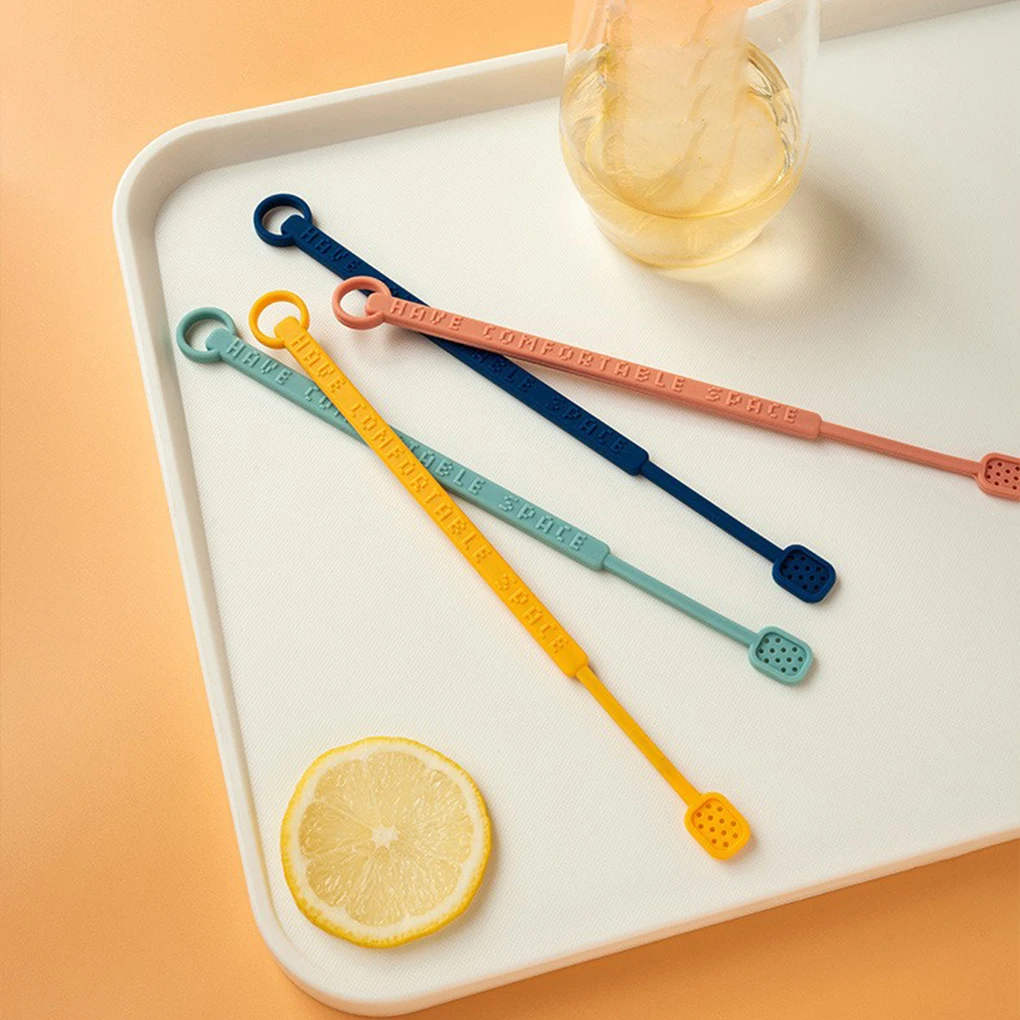 

Stirring Stick Silicone Coffee Beverage Stirrer Household Cafe Bar Festival Kitchen Reusable Mixing Rod Accessories