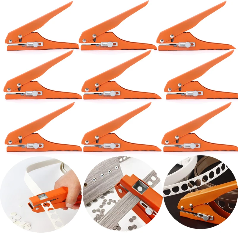 

1PCS Manual Edge Band Puncher Plier 8-15mm Hole Card Punching Tool Sheet Paper PVC ABS Opener Nail Hole Masking Plier
