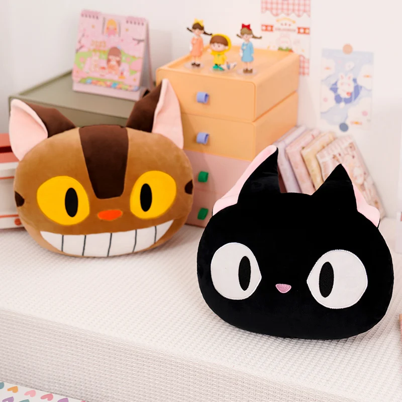 New Kawaii Totoro Plush Pillow Stuffed Kiki Totoro Toy Japanese Anime Figure Soft Doll Home Soft Decor Throw Pillow Cushion