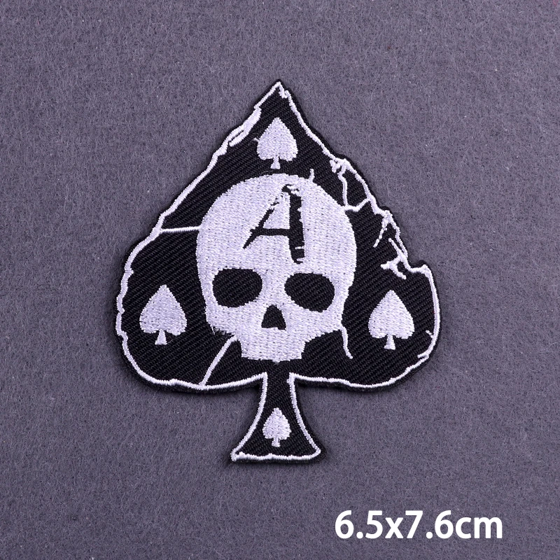 Термоклейкие патчи на одежду термоклейкая аппликация с вышивкой в стиле панк-рок