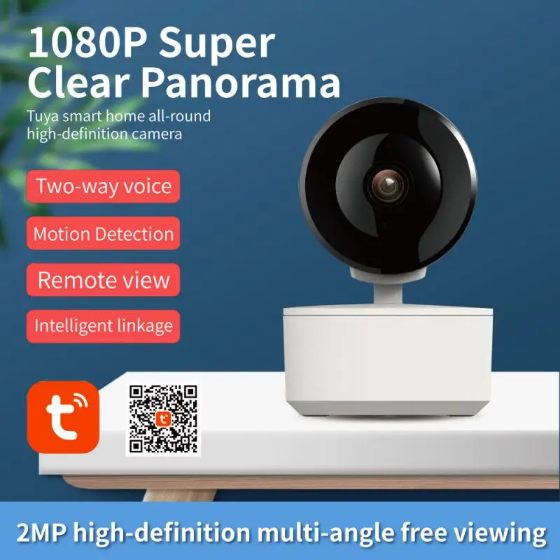 

3.6mm Tuya Smart WiFi IP Camera 1080P Automatic Tracking Motion Detecting Voice Intercom Indoor Baby Monitor Security Protection
