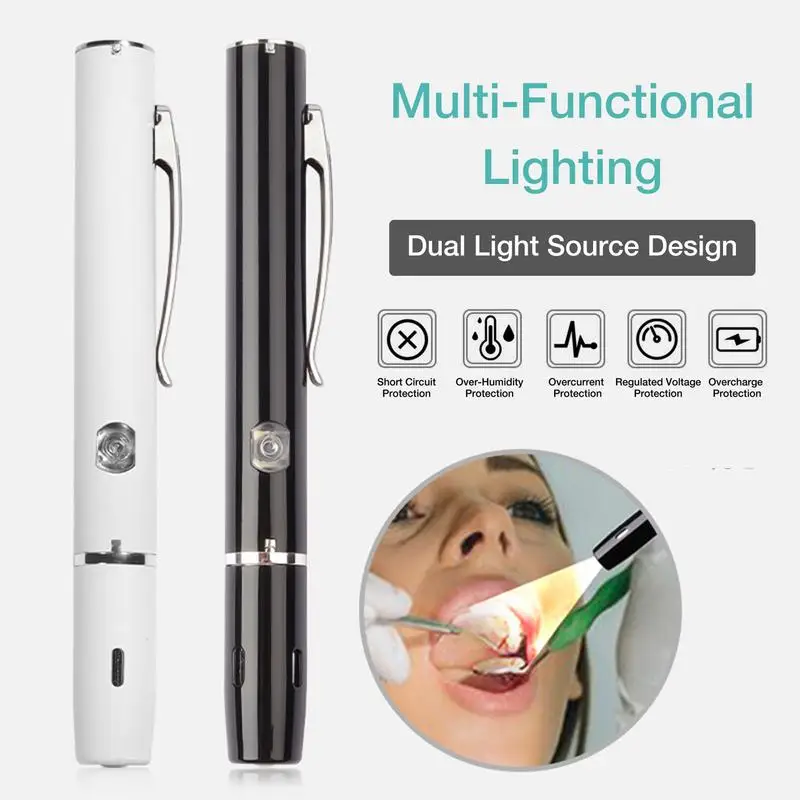 

Светодиодный заряжаемая светодиодная ручка, светодиодный заряжаемая светодиодная ручка, фонарик, желтый и белый светильник, двойной источ...