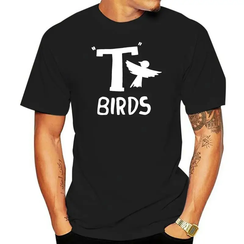 

T-Birds t Shirt John Travolta Grease Rydell High Stag Movie Fancy Dress Tbirds