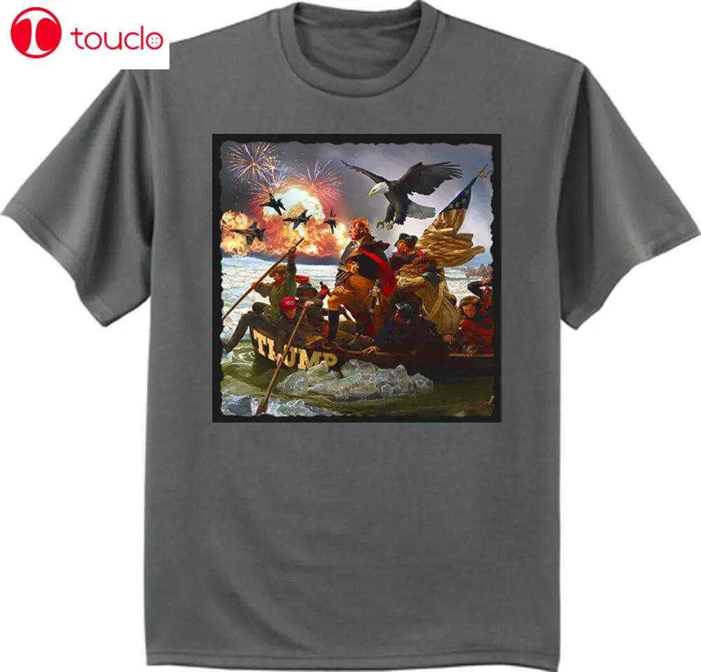 

Футболка унисекс с изображением Дональда Трампа, парада празднования 4 июля