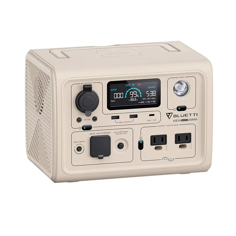 Blu Etti Eb3a Солнечный генератор Портативная электростанция Комплекты солнечных