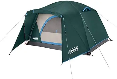 

Туристическая палатка с полноразмерной дорожкой, на 2/4/6 человек, погодозащищенная палатка с дождевиком, сумка для переноски, карманы для хранения и Венти
