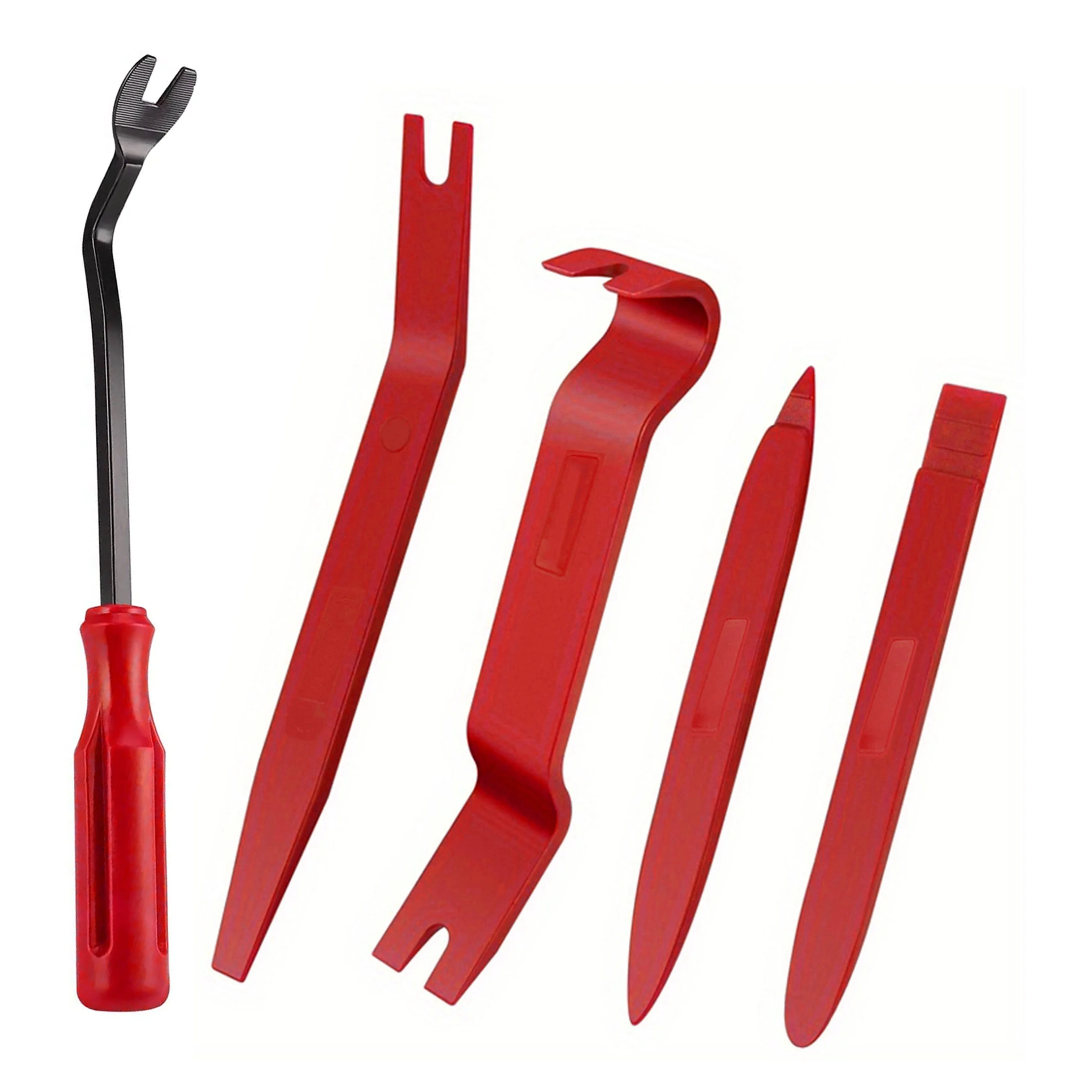 Набор инструментов для снятия обшивки и кузовных панелей автомобиля, инструменты для приборной панели/дверей с набором съемников крепежных средств для ремонта салона автомобиля