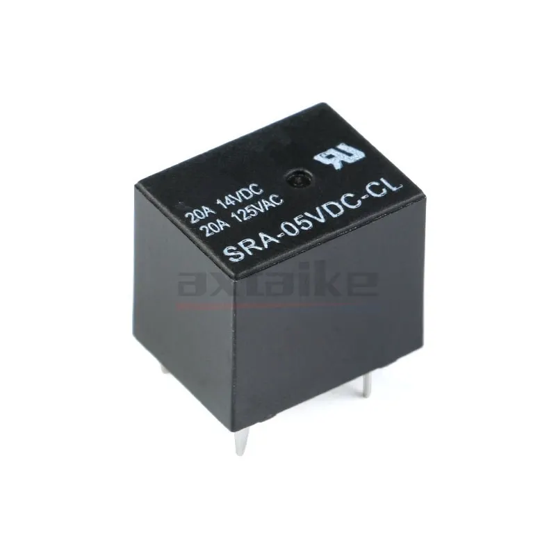 5 шт. SRA-05VDC-CL SRA-12VDC-CL SRA-24VDC-CL реле T74 5Pin 20A 14 В постоянного тока 125 переменного черные 12
