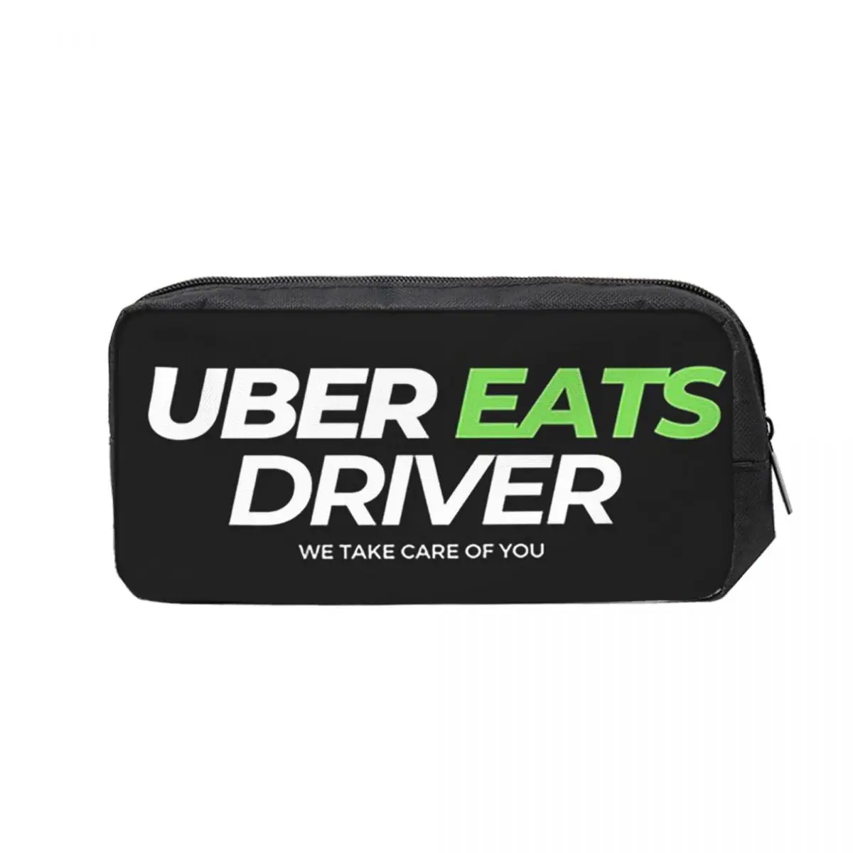 Фото Пеналы для студентов с логотипом Uber Eats, подарки для курьеров доставки еды, пенал-коробка, большая сумка для карандашей, держатель для ручек №1