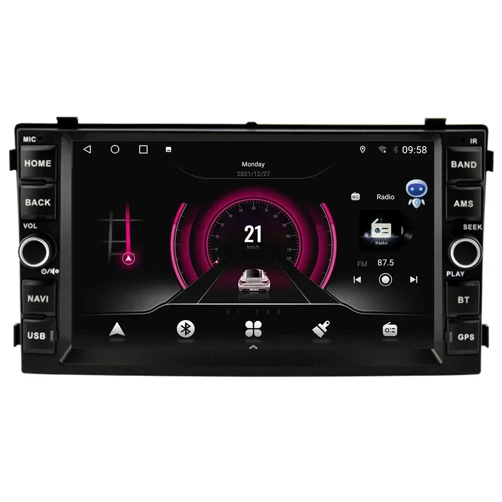 Carplay 4 ГБ 64 2Din Android 13 Автомобильный мультимедийный плеер для Kia Ceed 2010 2011 2012 Venga