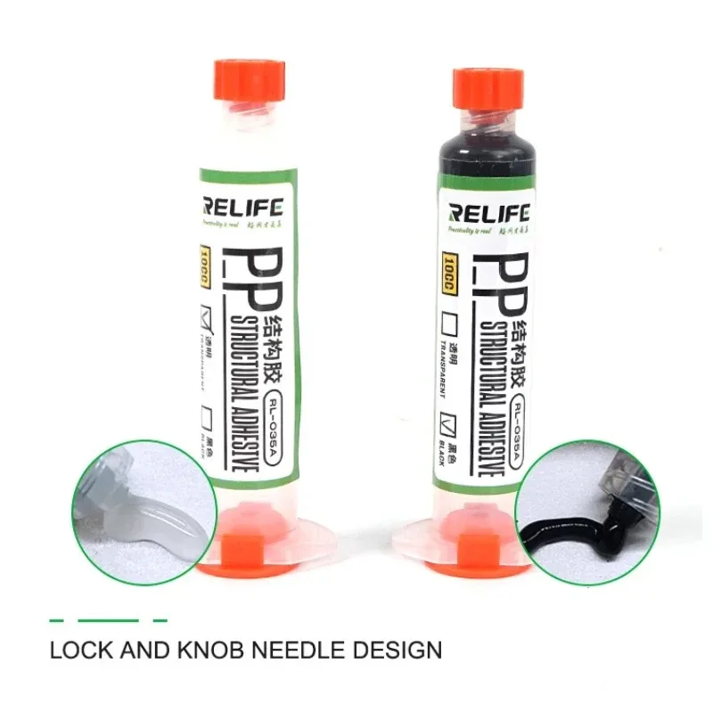 10cc клей для ремонта мобильных телефонов прозрачный/черный полипропиленовый Iphone