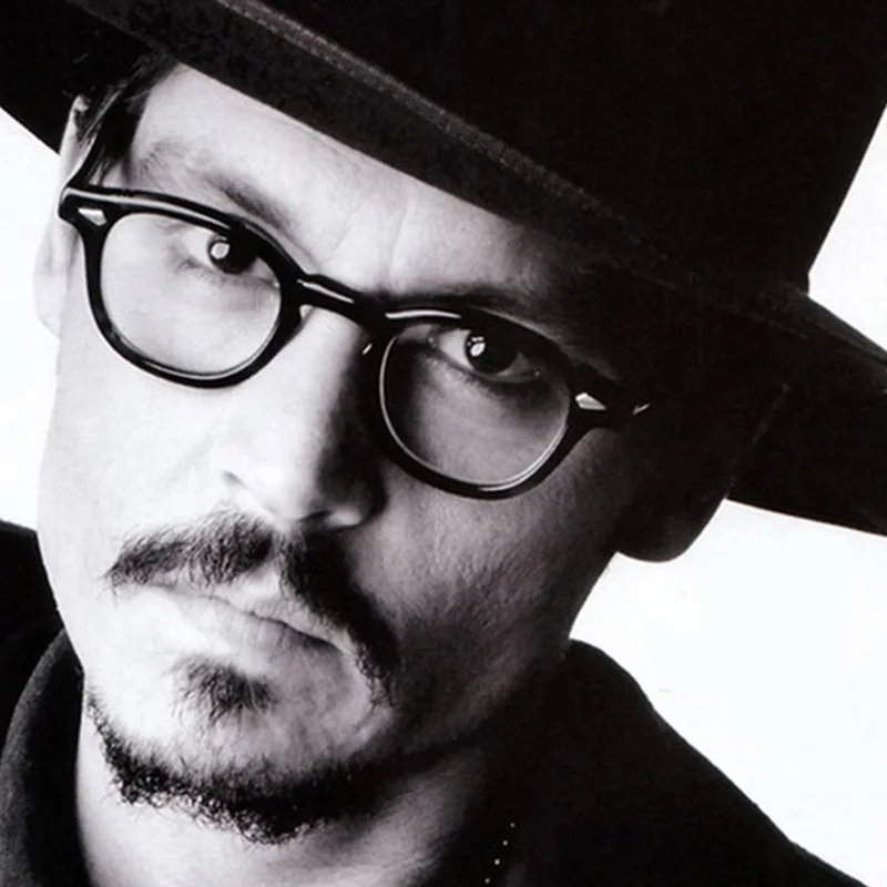 

Высококачественные солнцезащитные очки в стиле Джонни Депп лемтош для женщин и мужчин 2022 прозрачные очки с защитой от синего света персона...