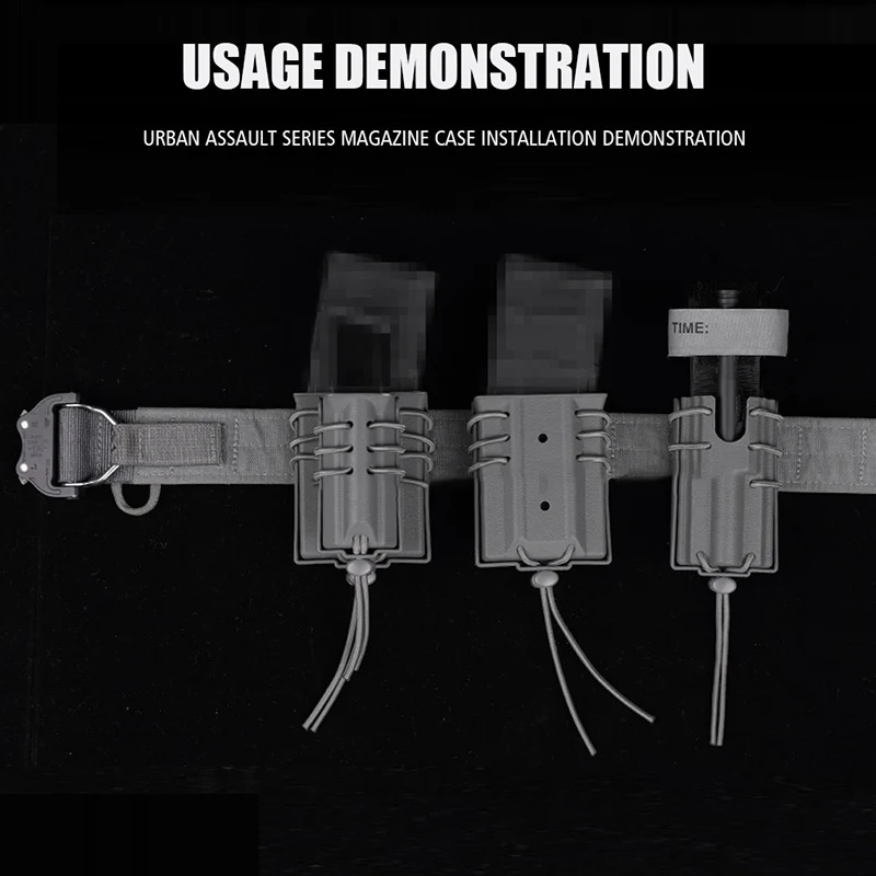 2 шт./компл. чехол для журналов Molle страйкбольной винтовки 5 56 M4 AR-15 с 9 мм Glock 357SIG 45CAP