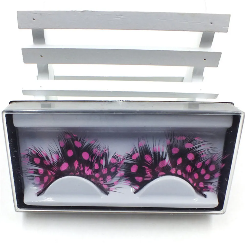 Фото 2 пары накладных ресниц ручной работы, многоразовые, стильные, для ночных клубов и фестивалей №1