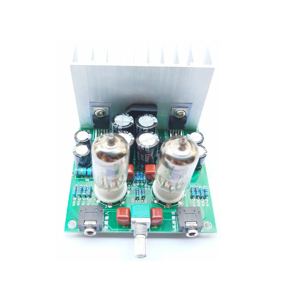 Kit de amplificador de tubo 6J1 LM1875, salida de auriculares, 20W, bricolaje, proyecto de soldadura, Kit electrónico para audiófilos