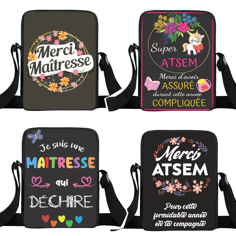 

Сумка-мессенджер с надписью Super Atsem, для девушек, на День учителя