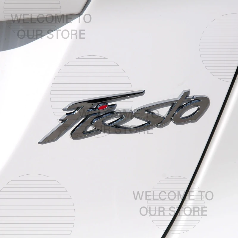 Фото Автомобильный декор, металлический для Ford Fiesta ST MK3 MK4 MK5, эмблема с буквами, 3D наклейки, аксессуары, наклейки на задний багажник №5
