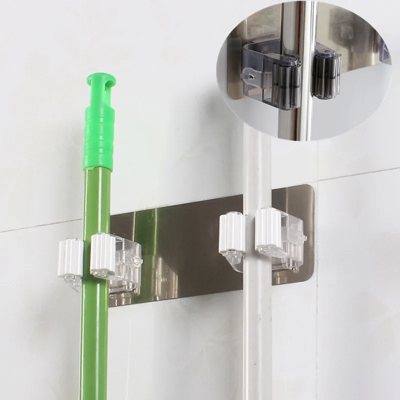 

Крючки клейкие универсальные настенные, органайзер для швабры, вешалка для метлы, кухни, ванной комнаты, прочные крючки