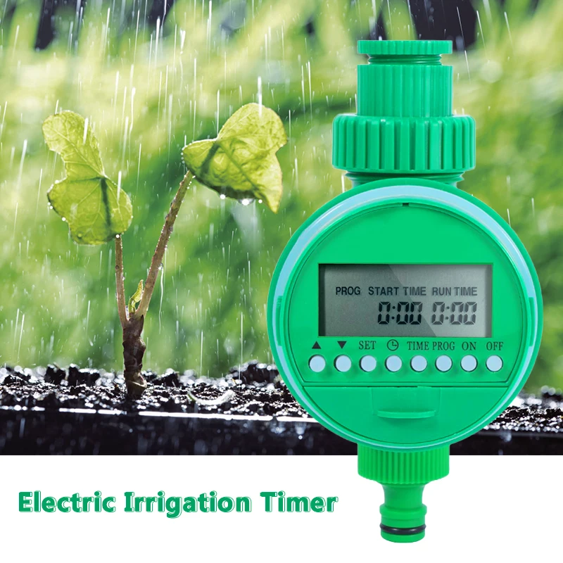

1 PC Home Garden Water Timer Electronic Timed Irrigation Controller Lawn Automatic Sprinkler Programmable Valve Faucet Hose