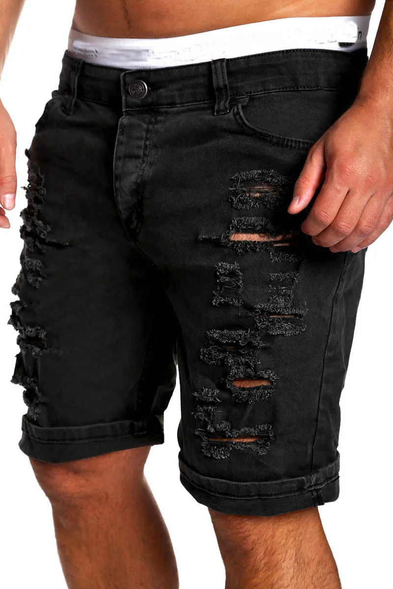 

Mens Denim Cino fasion sorts Wased denim Boy Skinny Runway sort men jeans sorts omme Destroyed Ripped Jeans Plus Size