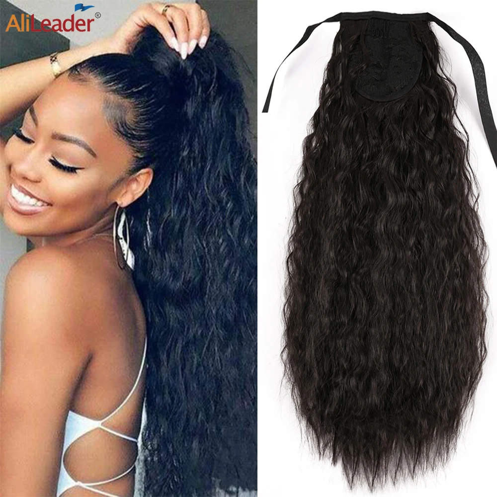 

Fluffy Curly Ponytail Hair Pieces Synthetic Hair Extensions Fashion Women Hairpieces Long False Tail Fake Hair