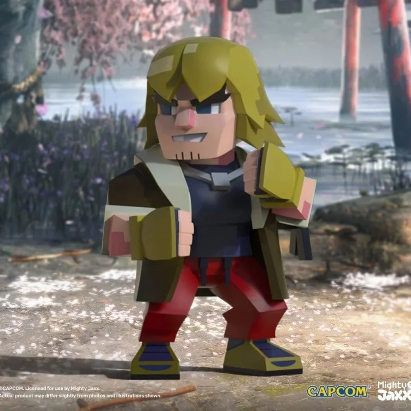 Фото Официальные коллекционные фигурки Capcom Street Fighter Pixel Series Blind Box: Чун-Ли, Кен, Рю — модные игрушки по персонажам аркадных игр №3