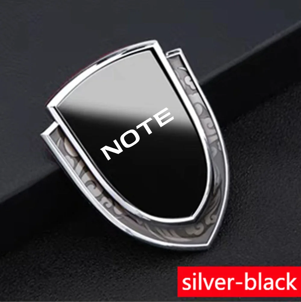 

Металлическая наклейка на боковое крыло автомобиля, значок на щит, наклейка на боковое крыло автомобиля, эмблема на заднее багажник автомобиля для Nissan NOTE