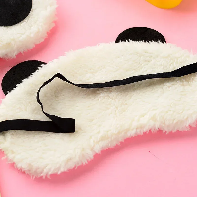 4-стильная милая мультяшная маска для лица с белой пандой тени век хлопковые очки