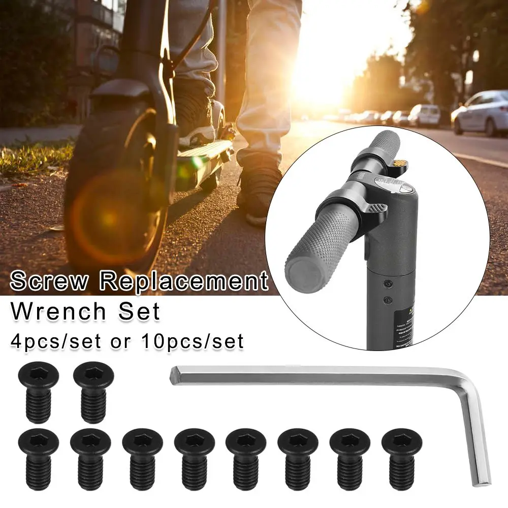 Для Ninebot/Es1/Es2/Es4 для Xiaomi MijiaM365 полюс для передней вилки трубки комплект гаечных ключей Базовая деталь винты гайки передняя трубка винты