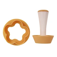 pastry tamper tart shell set round dough cookie molds creative pastry dough tamper kit home dessert making tools diy cupcake
