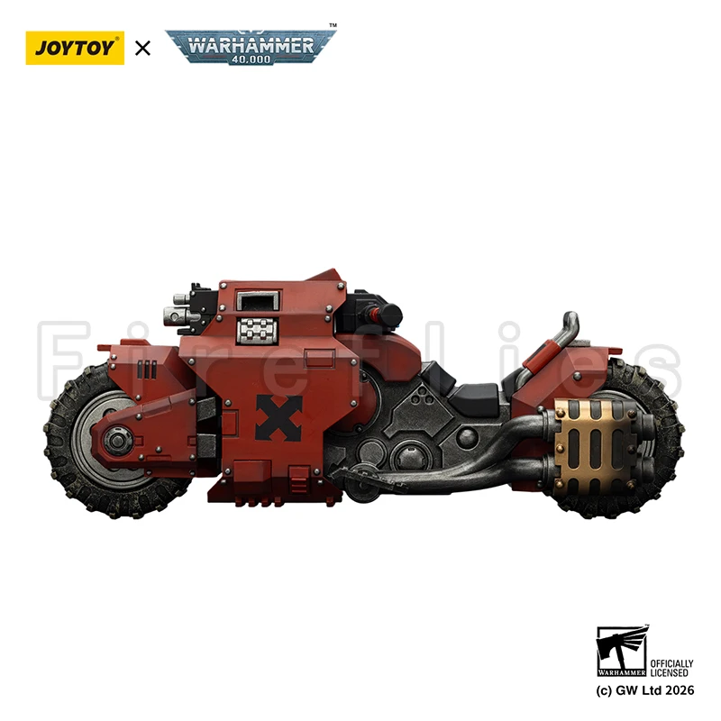 Фото Фигурка JOYTOY 1/18: 40K Blood Angels Space Wolves, Рейнджерский байк в стиле Рейверс-патройн, аниме-модель, игрушка №3