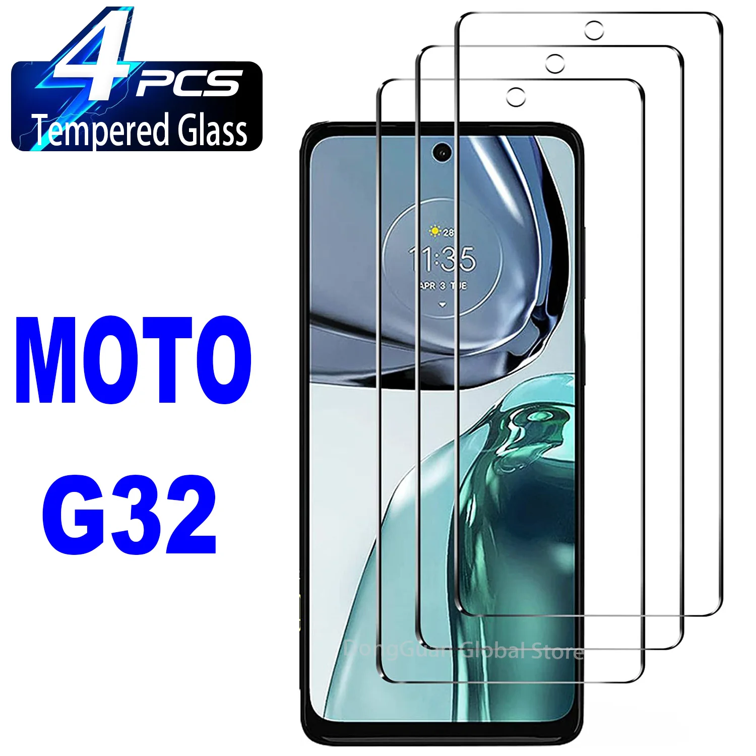 2/4Pcs Tempered Glass For Motorola Moto G32 Screen Protector Glass Film