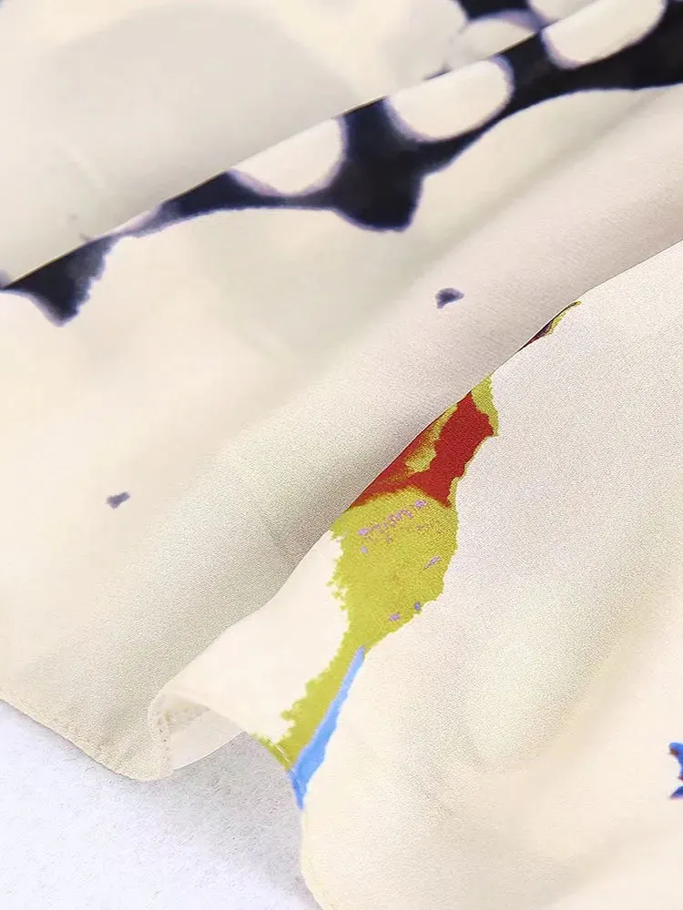 Женская элегантная рубашка с бантом Nlzgmsj ZBZA 2023 однобортная Повседневная длинным