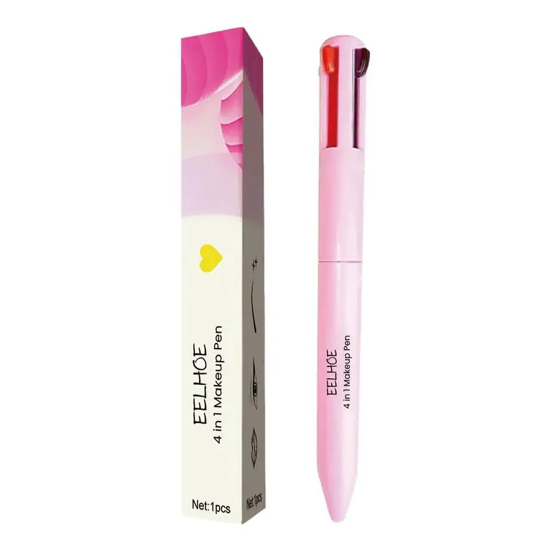 4 In 1 Makeup Pen Multi-functional Highlighting And Defining Pen Beauty Tool For Women Girls For Stage Performance Gathering