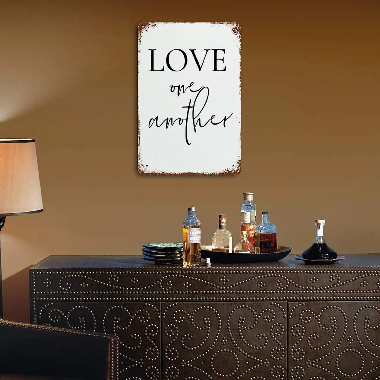 Тексты из Библии граманские металлическая печать жестяная вывеска настенный