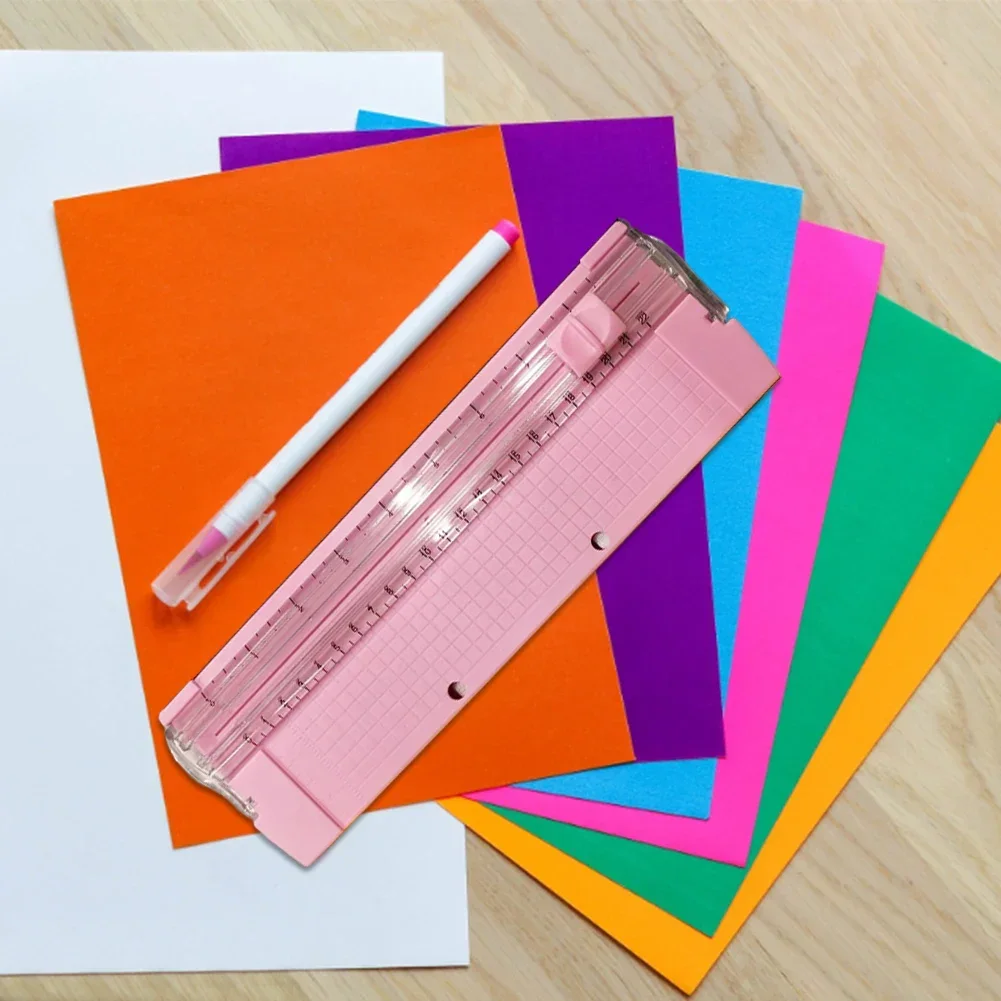 

Spare Home Tool Pull-out Ruler Trimmer Machine Knife With Office Scrapbook Paper Paper Guillotine Paper Cutter Photo Cutting