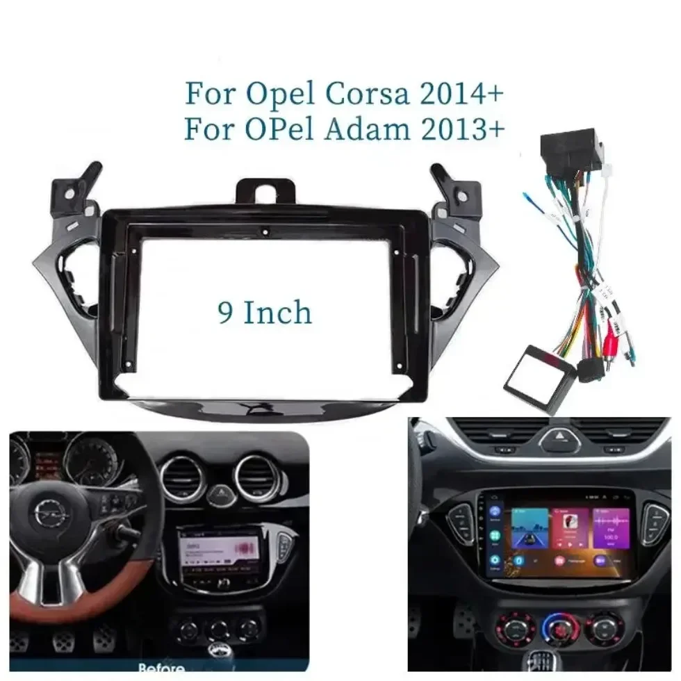 Для OPEL Adam Corsa 2013 + 9 дюймов Автомобильная фотопанель Canbus Android большой экран панель