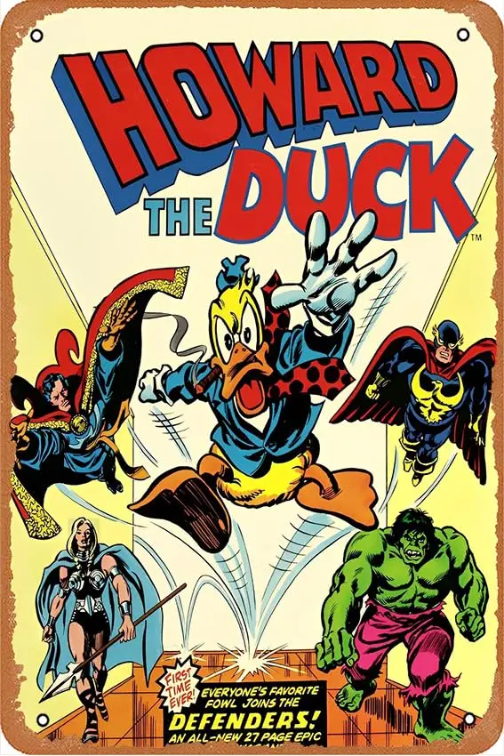 Винтажный металлический жестяной ретро-знак знак № 1 комикс Обложка для книги