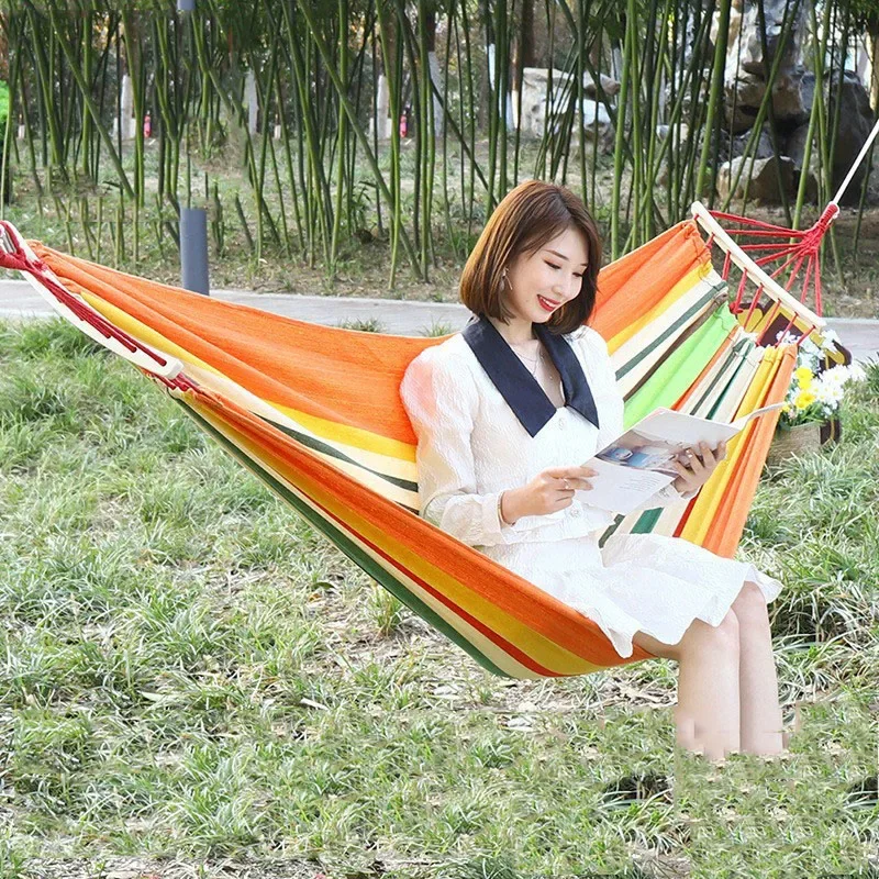 Переносные качели для патио кемпинга туристические сна гамаки навес брезенты