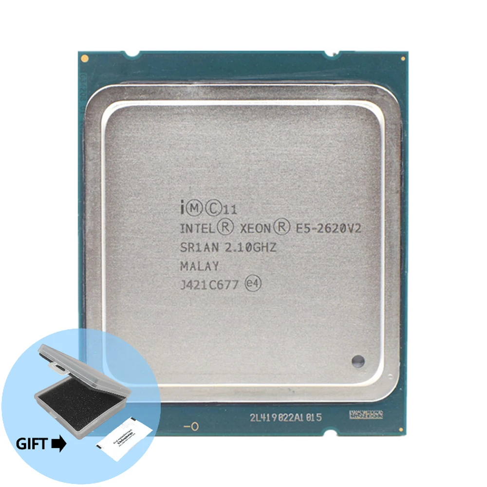 

Intel Xeon E5 2620 V2 Processor SR1AN 6 Core 2.1GHz 15M 80W E5 2620V2 Server CPU support X79 motherboard LGA2011