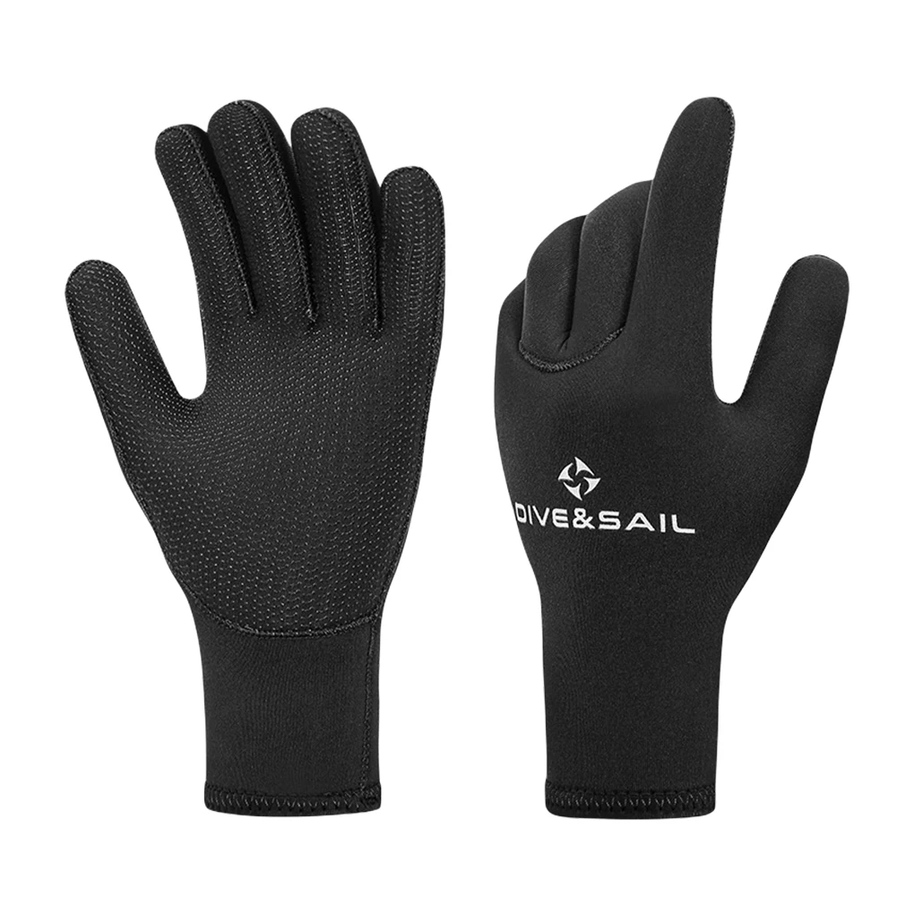 

DIVE SAIL 5MM Warm Diving Gloves Snorkeling Thermal Glove Water Sports Wear-resistant Flexible Fishing Accessories S