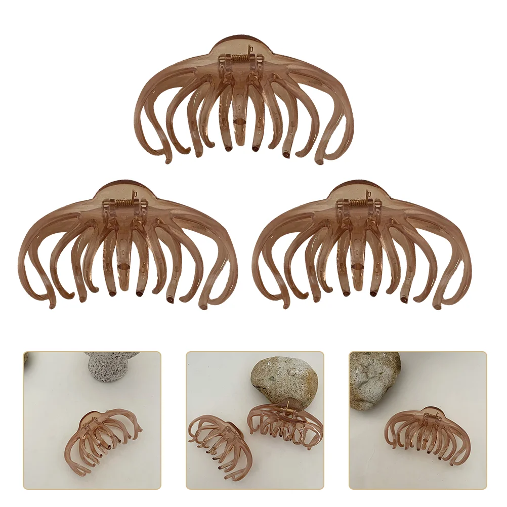 

3Pcs Fashion Hair Clamp Hair Decor Clip Delicate Hair Clip Hair Clasp Ornament
