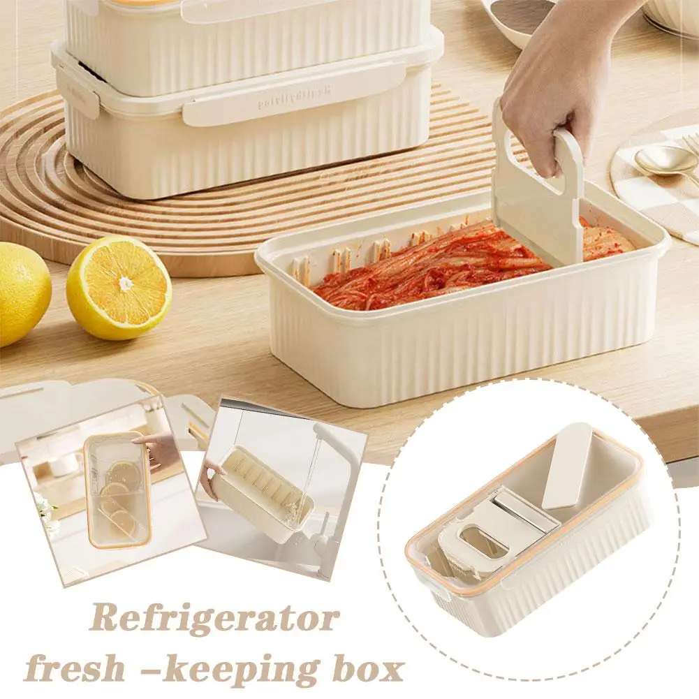 Герметичный контейнер для суши мяса овощей Kimchi аксессуары кухни S6H4