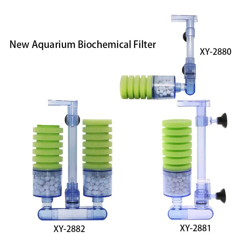 New Aquarium Filter for Aquarium Fish Tank Air Pump Skimmer Biochemical Sponge Filter Aquarium Bio Filter Filtro Aquario