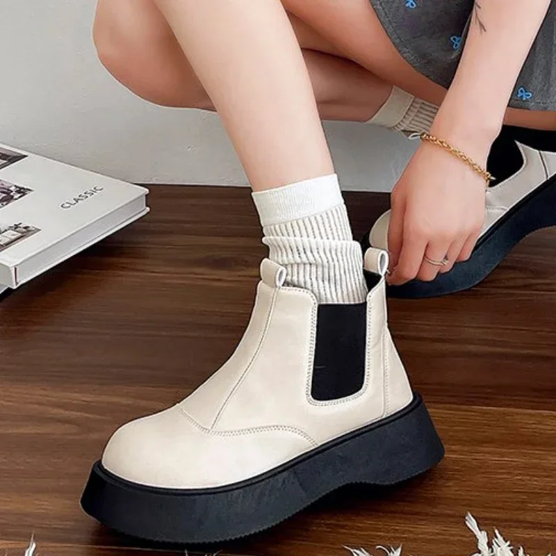 Ботильоны женские из натуральной кожи