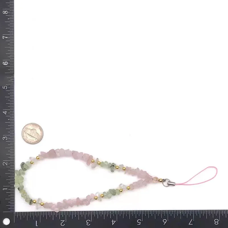 Fashion Design Natural Stone Anti-Lost Pendant 2022 Latest Exquisite Cute Ladies Mobile Phone Accessories