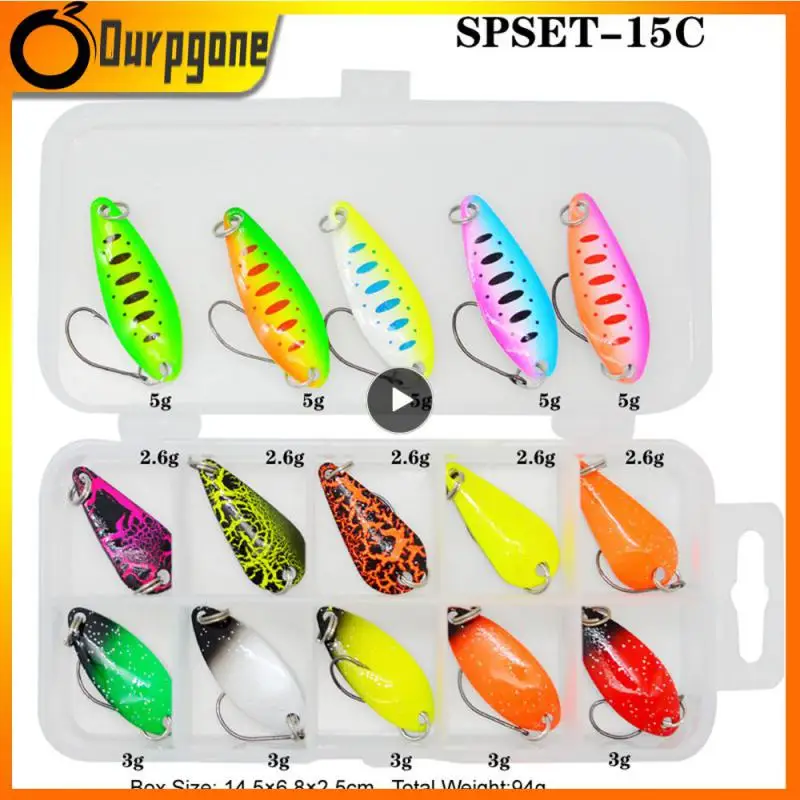 

Durable Lure Sequin Bait Irresistible Spinner Bait High Quality Hard Bait Effective Trout Bait Hard Baits For Trout Fishing Bait