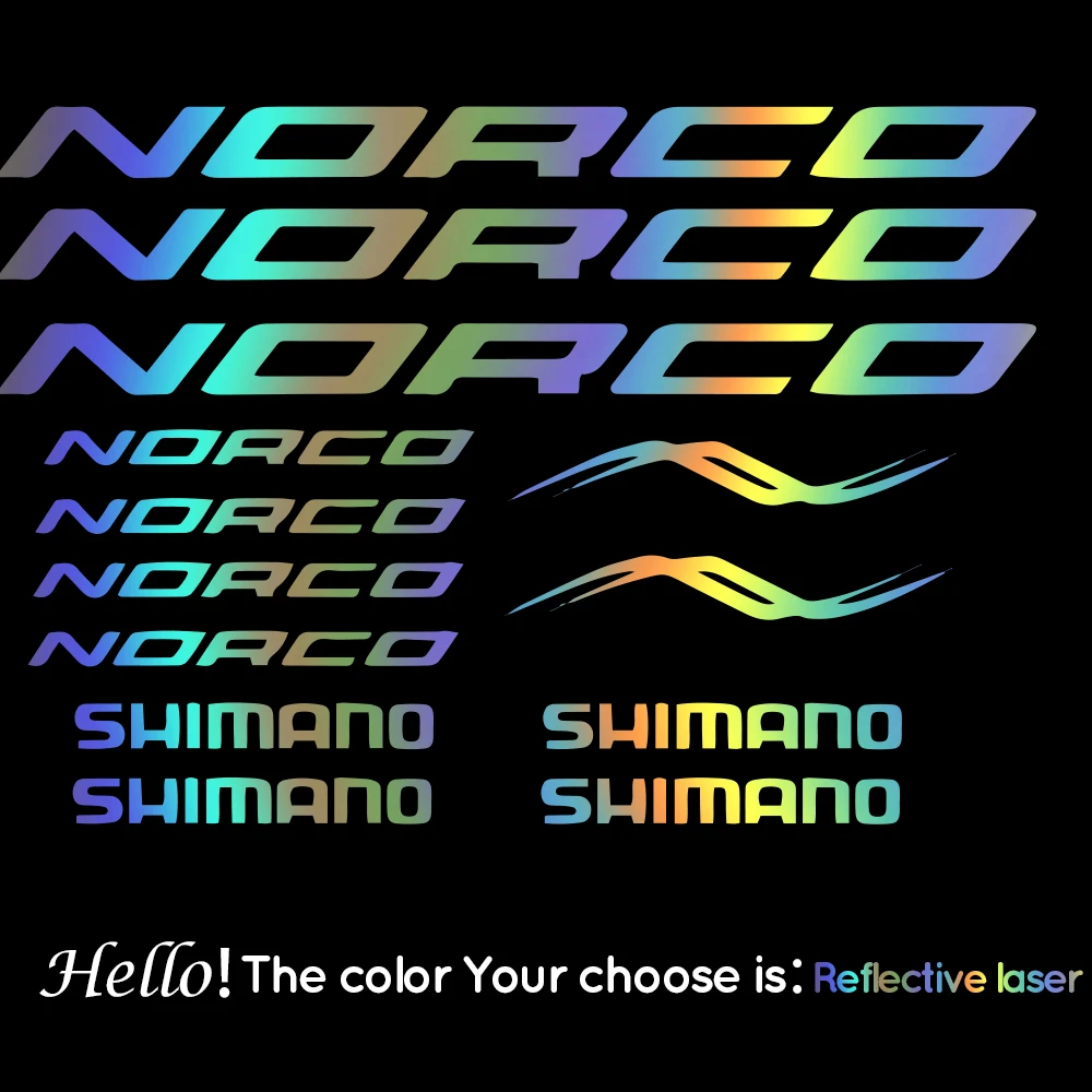 

НАКЛЕЙКИ PEGATINAS VINILO LAMINA BICICLETA FOR Norco- Auto, виниловая наклейка на заказ для велосипеда, наклейка для забавного общественного декора