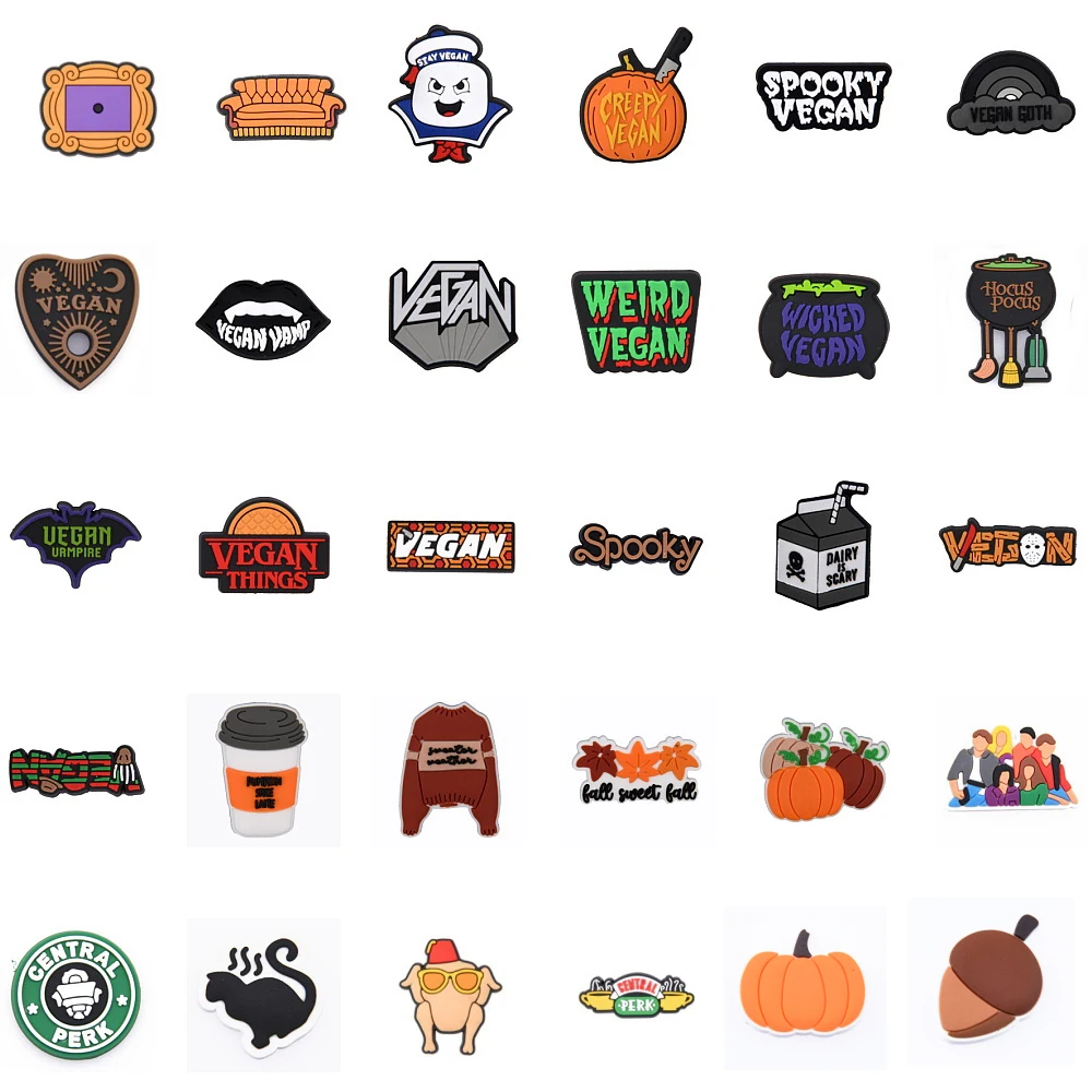 

Одиночная распродажа, 1 шт., подвески для обуви в стиле ужасов, аксессуары, жуткие украшения, Мультяшные аксессуары для Веганской обуви, страшный подарок с тыквой