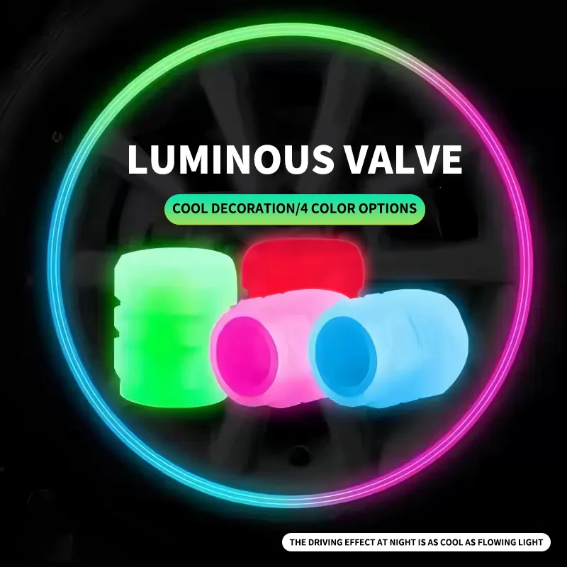 Светящиеся колпачки для клапанов автомобильных колес MG ZS HS 4 MG4 Mulan EP MG5 MG6 GS 5 6 GT